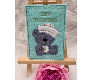 Stickdatei - Aua Bär Doodle